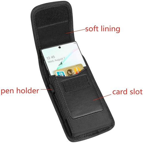 For Verizon Orbic Journey V ORB2200LBVZ Case Belt Clip Holder W/ Card Slot - Picture 3 of 6