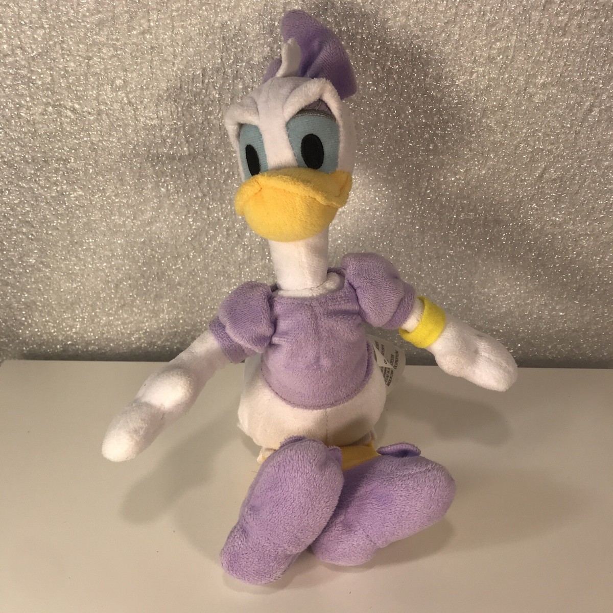 daisy duck purple dress Disney Daisy Duck Plush Small 9 Inch Stuffed Animal Purple Dress Bow