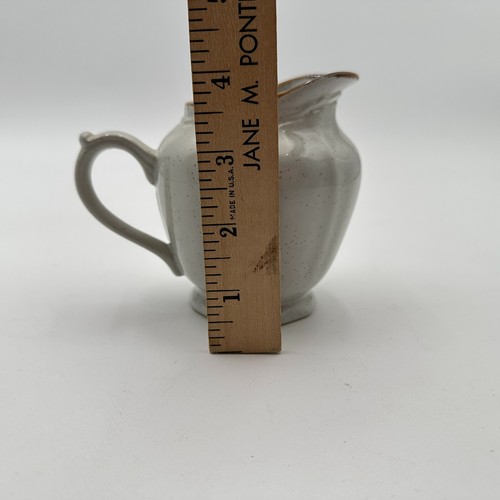 Vintage Americana Hearthside Stoneware Speckled Creamer Japan - Picture 6 of 7