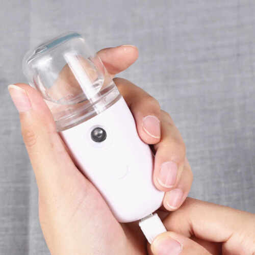 New USB Nano Facial Mist Sprayer Rechargeable Humidifier Face Steamer - Picture 2 of 9