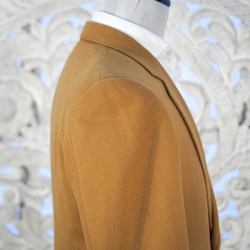 Cricketeer Camel Blazer 100% Wool Men's 2-Button Gold Buttons 42R USA VTG - Picture 11 of 17