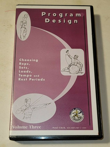 Paul Chek's Program Design (VHS Tapes set) - Picture 3 of 9