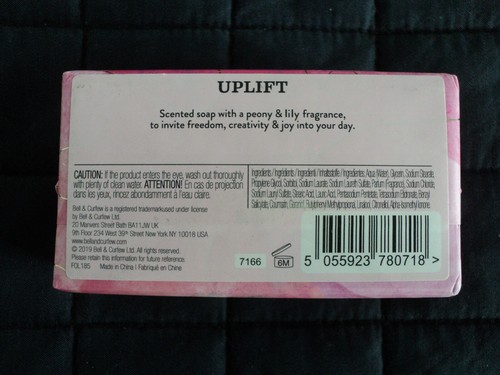 Folklore UPLIFT Scented Soap. Peony & Lily.150gm. New. FREE POSTAGE. - Picture 2 of 2
