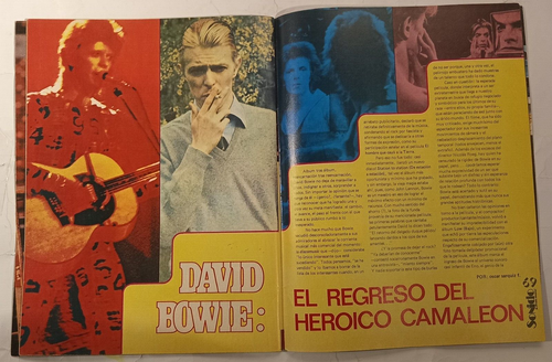 SONIDO MAGAZINE No 17 MARCH 1978 AEROSMITH / BOWIE + NEIL DIAMOND'S POSTER - Imagen 6 de 6
