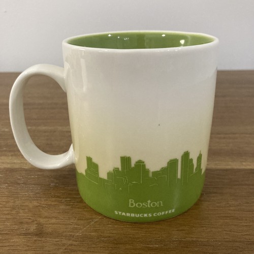 Starbucks 2008 Sammlerserie 16 Unzen Kaffee Tee Becher Boston MA Paul Revere grün - Bild 2 von 7