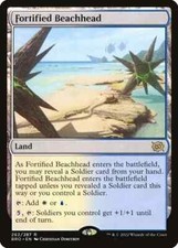 FORTIFIED BEACHHEAD X 1 N/M THE BOTHERS' WAR MAGIC THE GATHERING
