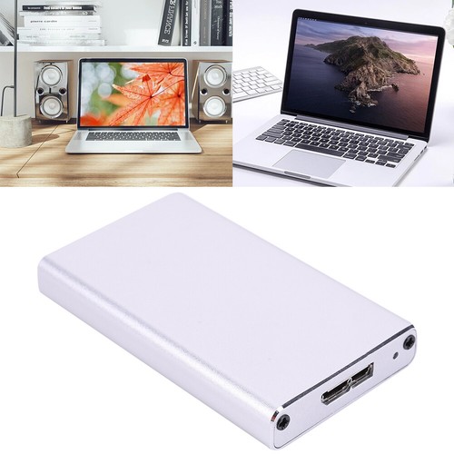 Coque disque dur SSD MSATA vers USB3.0 pour disque dur SSD 30*25/50 MSATA (Argent) - Photo 8/12