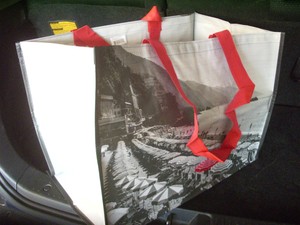 LARGE 16/"x16/" Costco reusable grocery tote school shopping travel bag reuseable