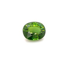 24.72 Ct Natural Green Tourmaline – AGL Certified Oval Cut 19 x 16 mm