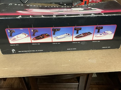 Vintage BSA World Class Radio Controlled Hydoplane Alley Cat Complete Working - 第 24/24 張圖片