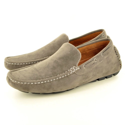 Neu Herren ähnlich Wildleder Freizeit Halbschuhe Slipper Schuhe Disp. UK Größen - Bild 11 von 91