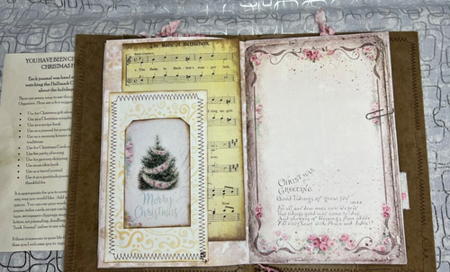 Bolsillos de álbum de recortes alterados estilo efímero de Navidad hecho a mano 16 piezas - Imagen 9 de 13