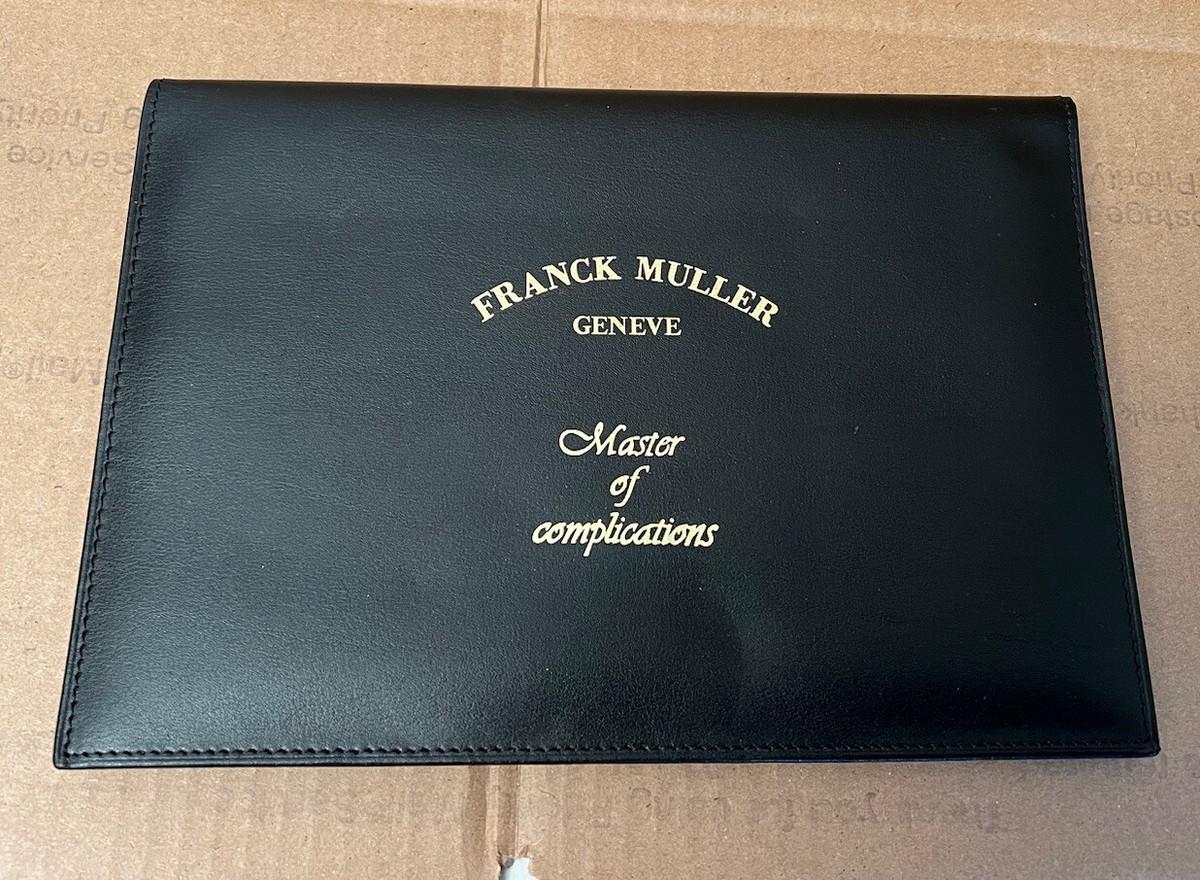 Franck Muller Watch Certificate Blank- Master Square 6002 QZ Franck Muller Watch Certificate Blank- Master Square 6002 QZ