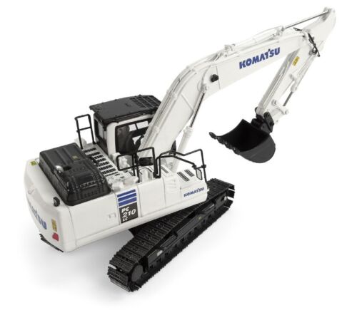 Komatsu PC210LC-11 Excavator - White - Universal Hobbies 1:50 Scale #UH8158 New - Picture 2 of 7