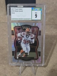 2017 Panini Select Premier Level Silver Rookie Myles Garrett