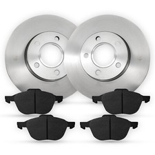 For Volvo S40 Flexifuel 2004-2013 278mm Front Vented Brake Discs and Pads Pair