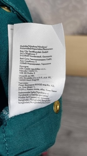 Damen Hose Größe 42 Esmara Neuwertig Baumwolle Elastisch Farbe Petrol Grün - Bild 12 von 17