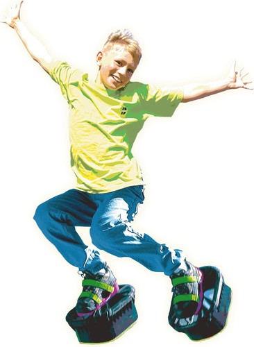 Moon Shoes 71449 Strap on Self Centering Foam Shoe, Non-Skid-Mini Trampolines fo - Picture 2 of 3