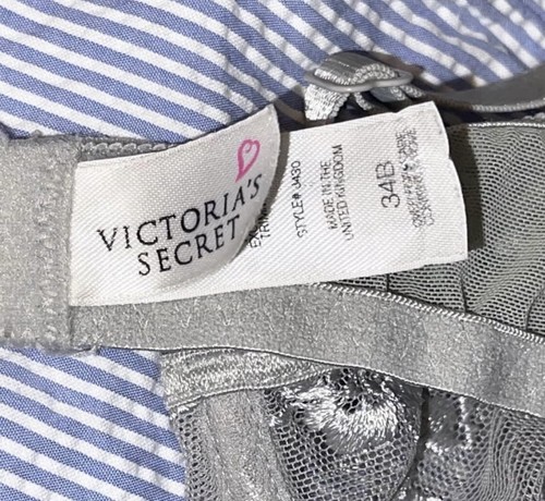 ๐ Victoria's Secret Balconette Lace Bra Boned Floral 34B - Picture 3 of 10
