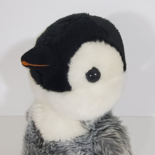 Aurora World Penguin Plush 12" Flopsie Penny Baby Emperor Gray Super Soft - Picture 2 of 8