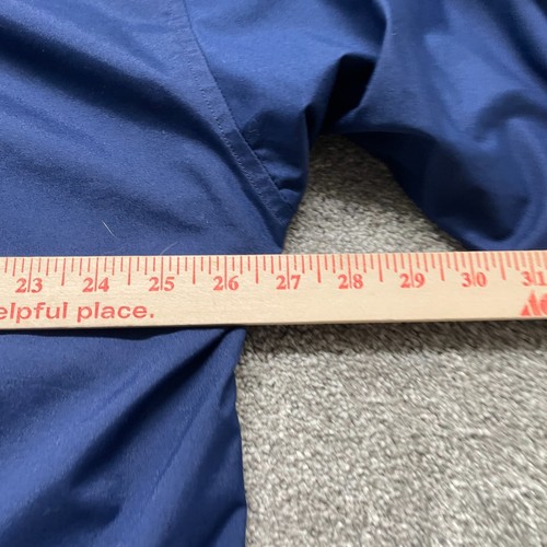 VINTAGE Adidas Jacket Adult XL Extra Large Blue Windbreaker Track Full Zip Y2k - Picture 8 of 12
