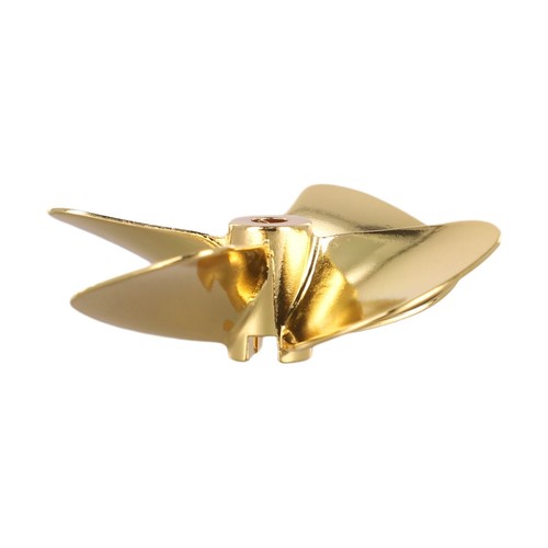 RC modello barca 55 mm 60 mm elica in metallo 4 pale 4 mm albero prop Fr RC Marine-ROV - Foto 10 di 33