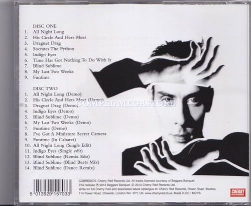 PETER MURPHY - LOVE HYSTERIA / 2CD REMASTERED & EXPANDED EDITION DEMOS & REMIXES - Picture 2 of 2