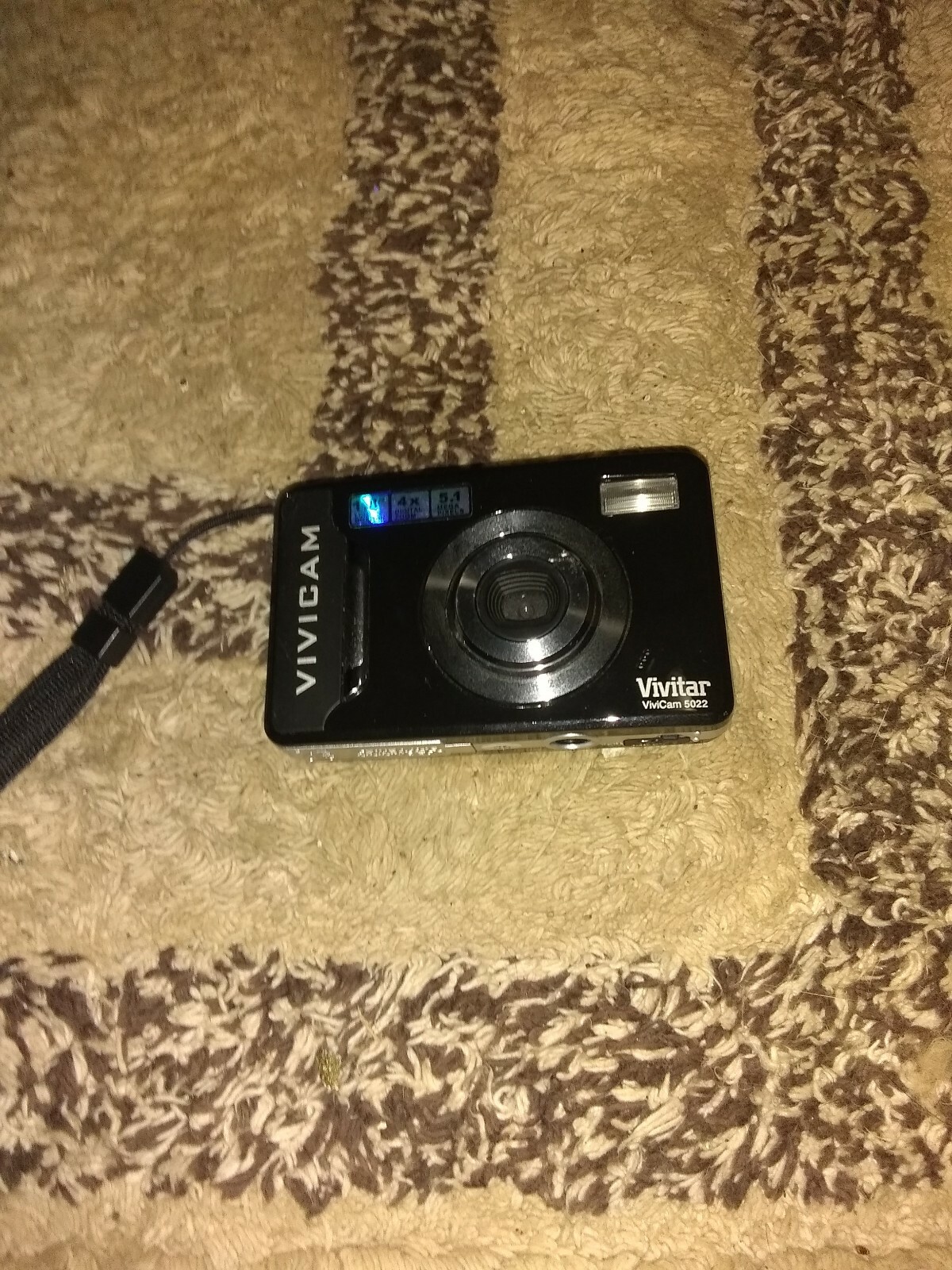 Vivitar ViviCam 5022 5.1MP Digital Camera Black eBay