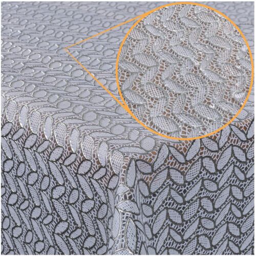 Tischdecke Lace Vinyl Wachstuch Häkelspitze Optik Wasserfest Meterware ANRO - Bild 38 von 49