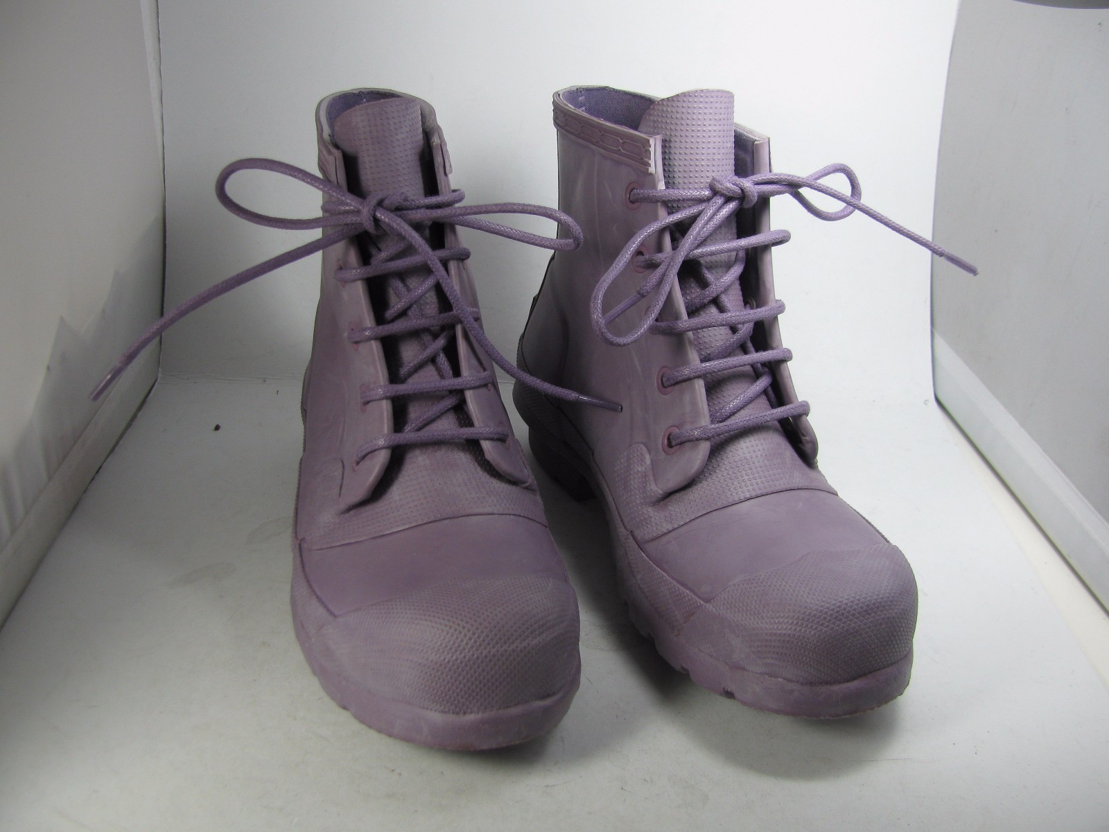 Sz 6/ 37 floor pair HUNTER rain lilac Stiefel Original Lace Up purple/ lilac rain short 0eabd1 Sz 6/ 37 floor pair HUNTER rain lilac Stiefel Original Lace Up purple/ lilac rain short 0eabd1