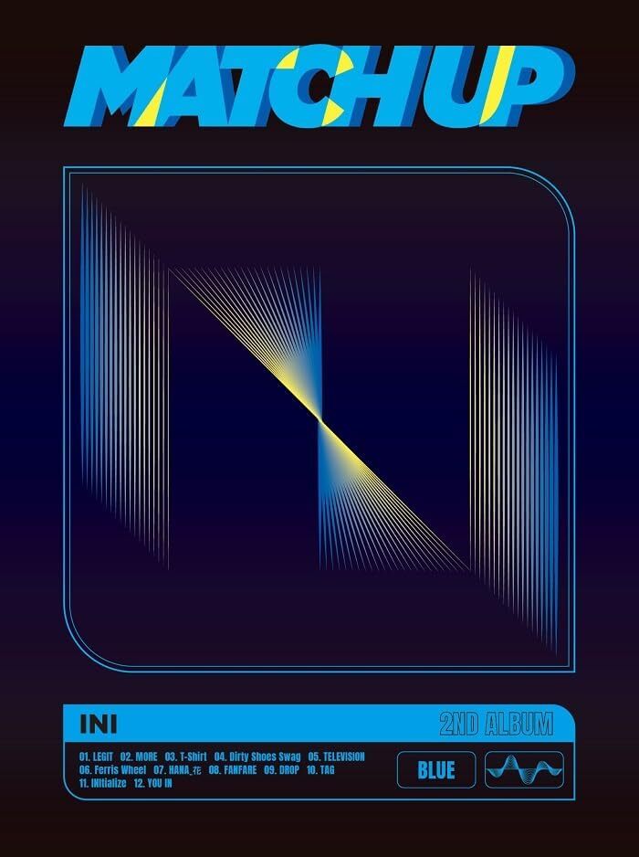New CD+DVD MATCH UP BLUE Ver. First Press Limited Edition