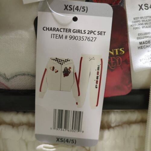 Disney Descendants Girls 2-Piece Set Size XS (4-5) Pink Fleece Set H3-1 - Picture 11 of 16