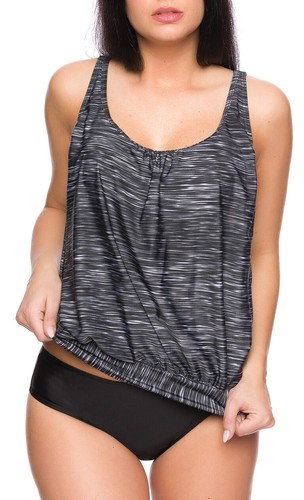 DAMEN OVERSIZE TANKINI SET MELIERT+SLIP GR. 38 M CUP A/B (WS7.5-1714-G-1382 - Bild 4 von 12
