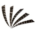 Left Wing Feather Archery Fletches Beige