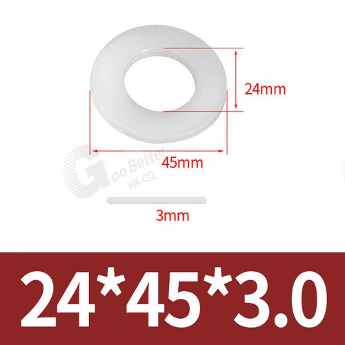 Unterlegscheiben DIN 125 Kunststoff Polyamid PVC M2 - M24 Beilagescheibe ISO7089 - Bild 120 von 121