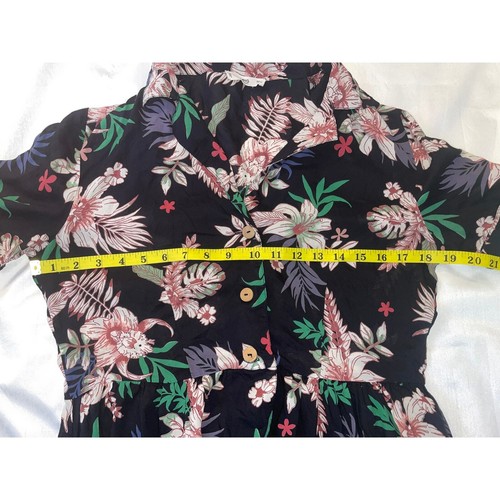 Ming Casual Floral Button-up Dress - Size M - Fun! - Picture 4 of 10