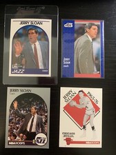 1989-90 NBA Hoops Jerry Sloan #267 Utah Jazz 1990 HC Coach