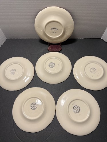 VINTAGE FRANCISCAN APPLE PATTERN PLATES - SET OF 6 - Picture 5 of 6