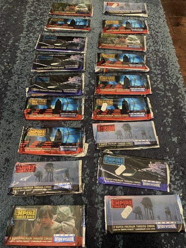 1995 Topps Widevision Empire Strikes Back - 18 geöffnete Packungen. Ca200 Karten - Bild 1 von 3