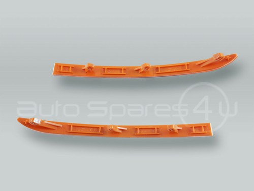 Par de cubiertas reflectoras de parachoques trasero rojas para VW Tiguan 2009-2017 - Imagen 2 de 2