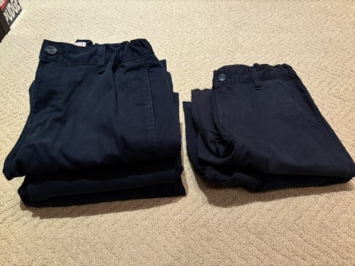 Boys School Uniform 3 Pairs Pants & 2 Shorts Cat & Jack Size 12 Husky And 14 EUC - Picture 9 of 9