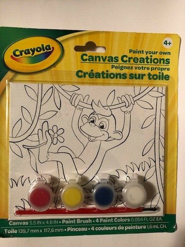 Crayola Canvas Creations - Malen Sie Ihre eigene Mini Leinwand - inkl. Leinwand, Farben - Bild 4 von 6