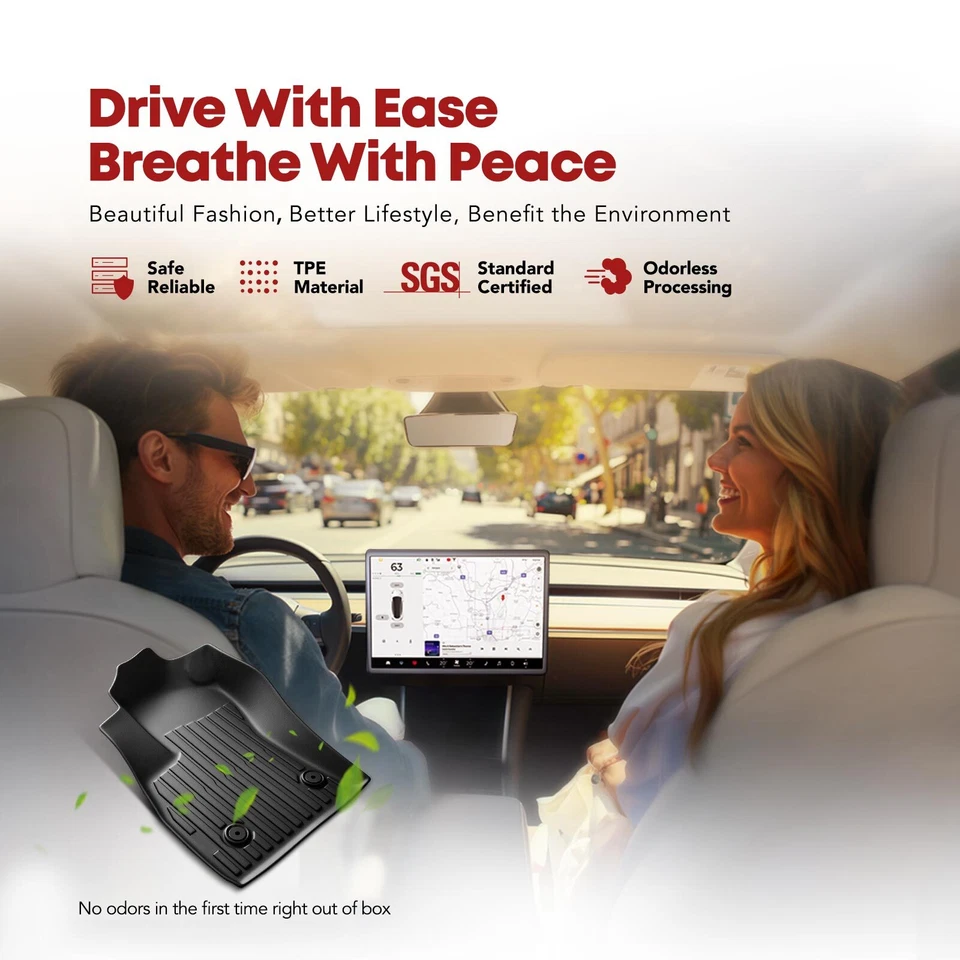 2x Alfombrillas delanteras negras forros para Ram ProMaster City 2015 2016 2017 2018-2021 Foto 3 de 4