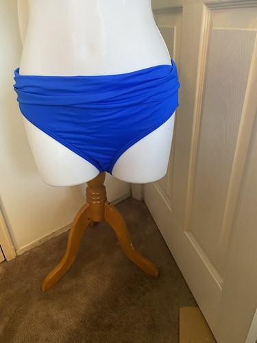 Swim Systems Blue Bikini Bottom Size M (26-28" waist; 37-39" hips NWOT - Picture 2 of 5