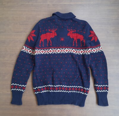 Vintage 90s Polo Ralph Lauren Heavyweight Comichan Knit Sweater