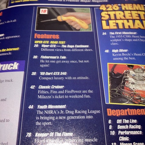 Mopar Muscle Magazine August 1997 - Imagen 6 de 11