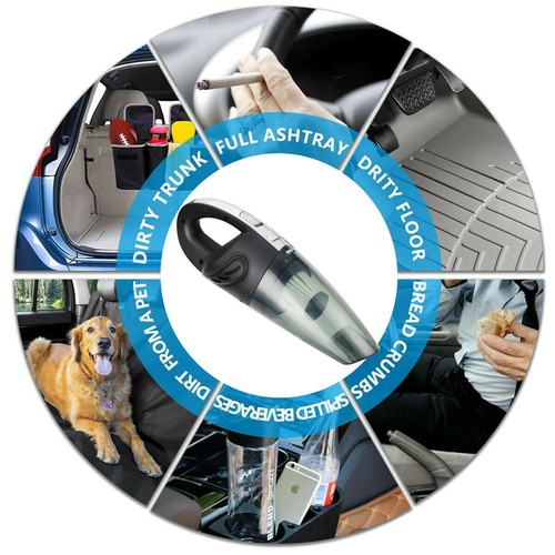 Home Rechargeable Car Vacuum Cleaner Wireless Handheld Vaccum Cleaner Wet Dry - Picture 9 of 13
