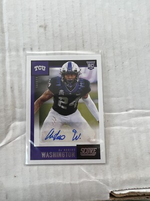 Image Ar'Darius Washington image beautiful image beautiful - Ar'Darius Washington 2021 Panini Chronicles Score Draft Rookie ...
