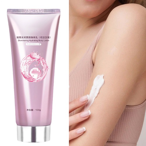 Loción iluminadora de piel UHC 100 g crema hidratante tonificar maquillaje corporal - Imagen 2 de 12