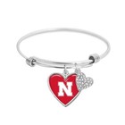 Nebraska Cornhuskers Silver NCAA Bracelets